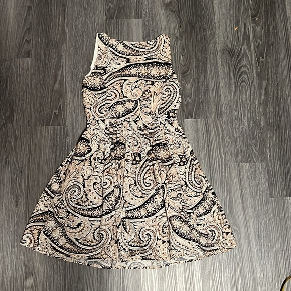 J. Crew Paisley Mini Dress - Black and Cream - Picture 7 of 10